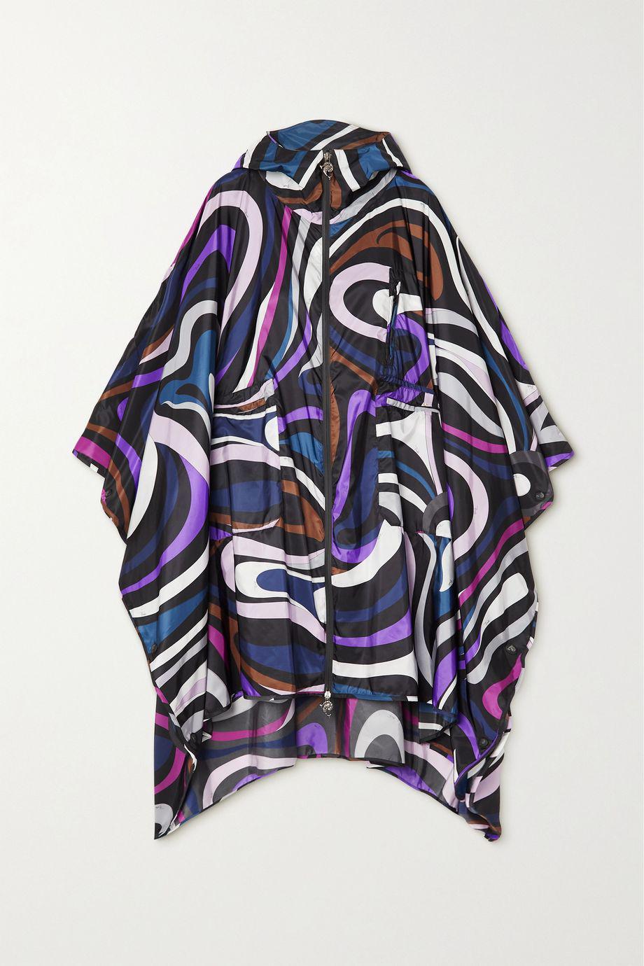 Printed shell cape by PUCCI