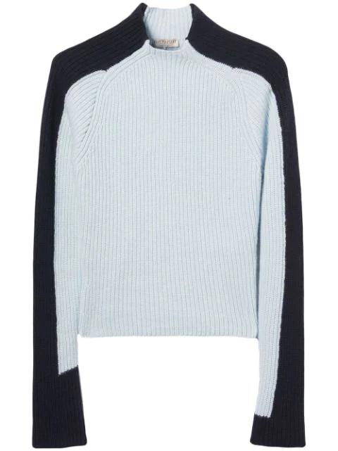 colour-block ribbed jumper by PUCCI