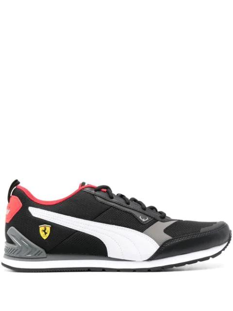 Ferrari Track Racer panelled sneakers 