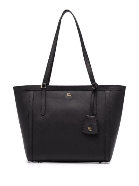 Brooke crosshatch-leather tote by RALPH LAUREN | jellibeans