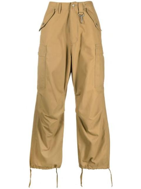straight-leg cargo trousers by REESE COOPER