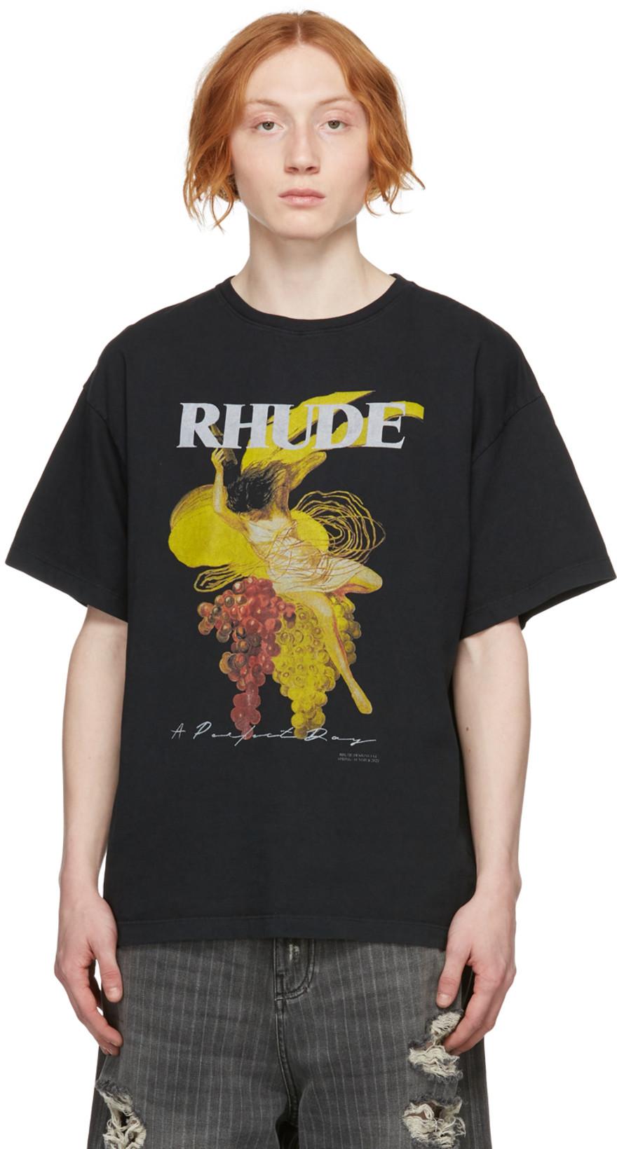 Rhude black shirt Clearance