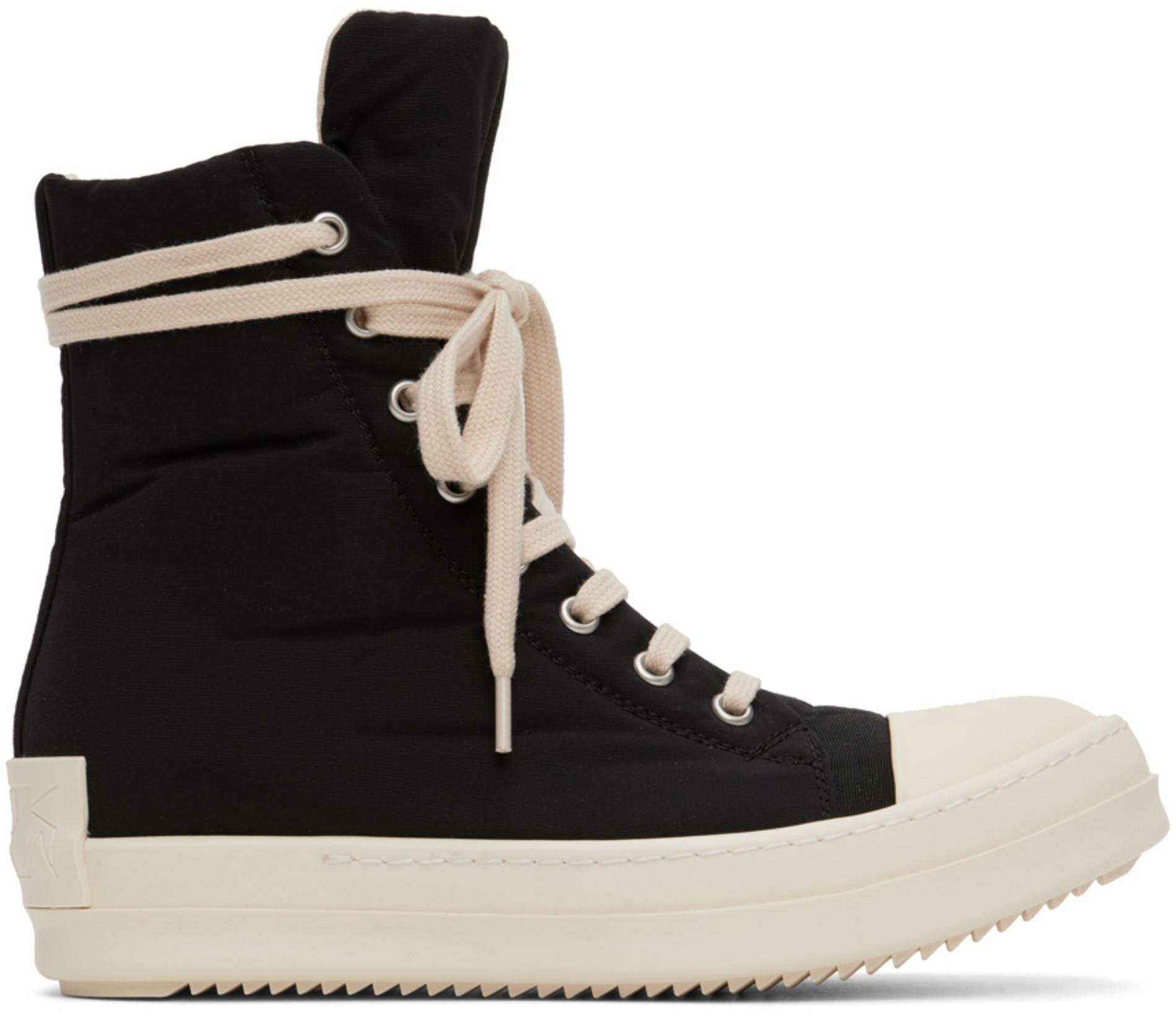 Black Ramones Sneakers by RICK OWENS 