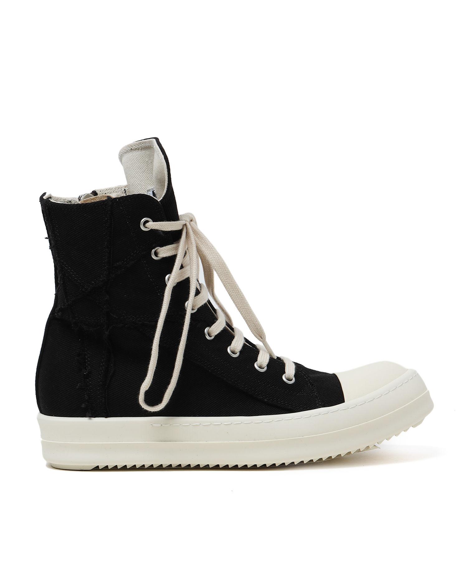 Penta denim high sneakers by RICK OWENS 