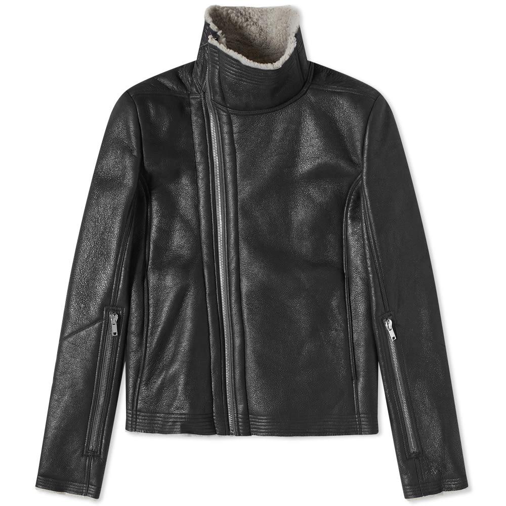 rick owens rotterdam leather jacket