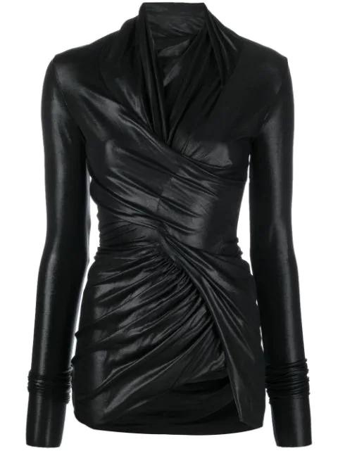ruched mini dress by RICK OWENS