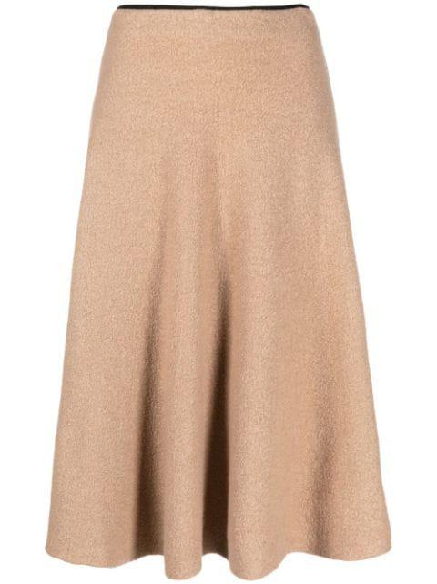 knitted midi skirt by ROCHAS