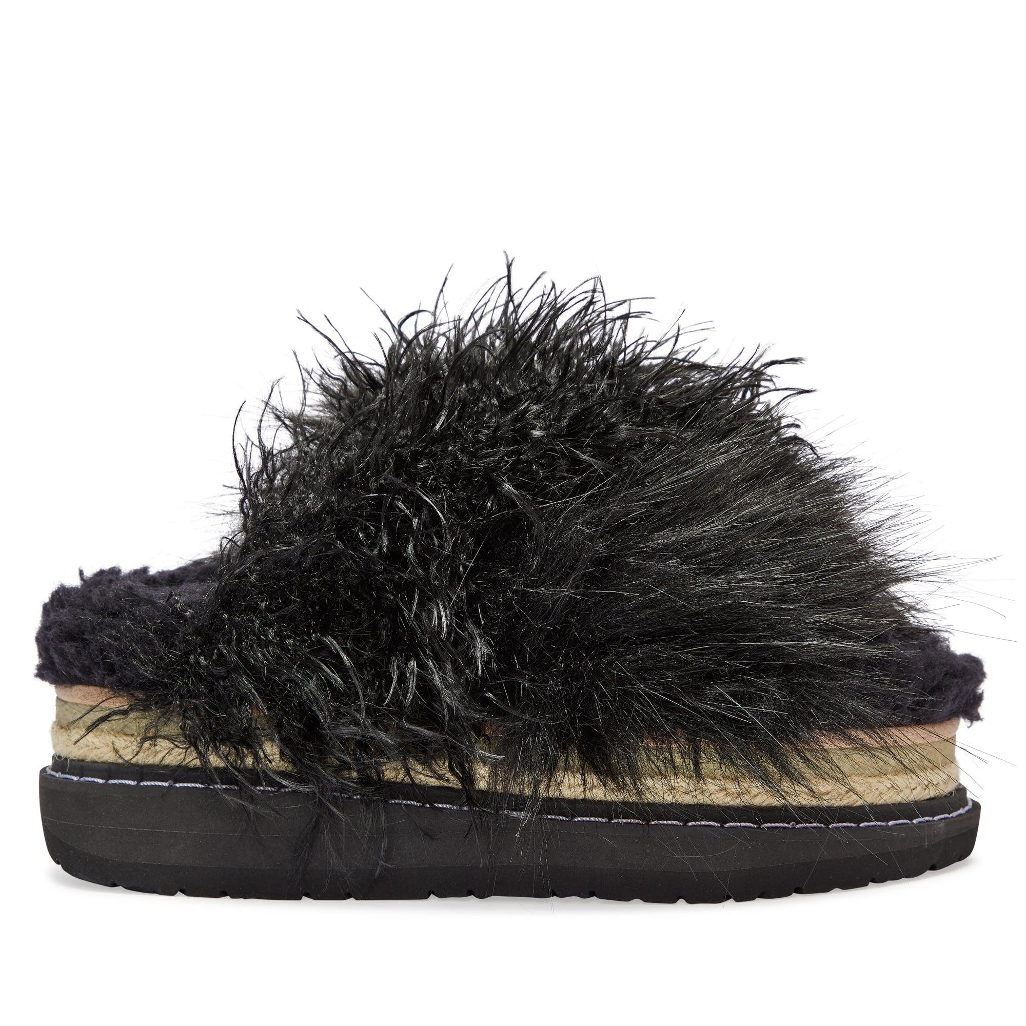 Mix Faux Fur Sandals(22-02921M) sacai rsuganesha.com