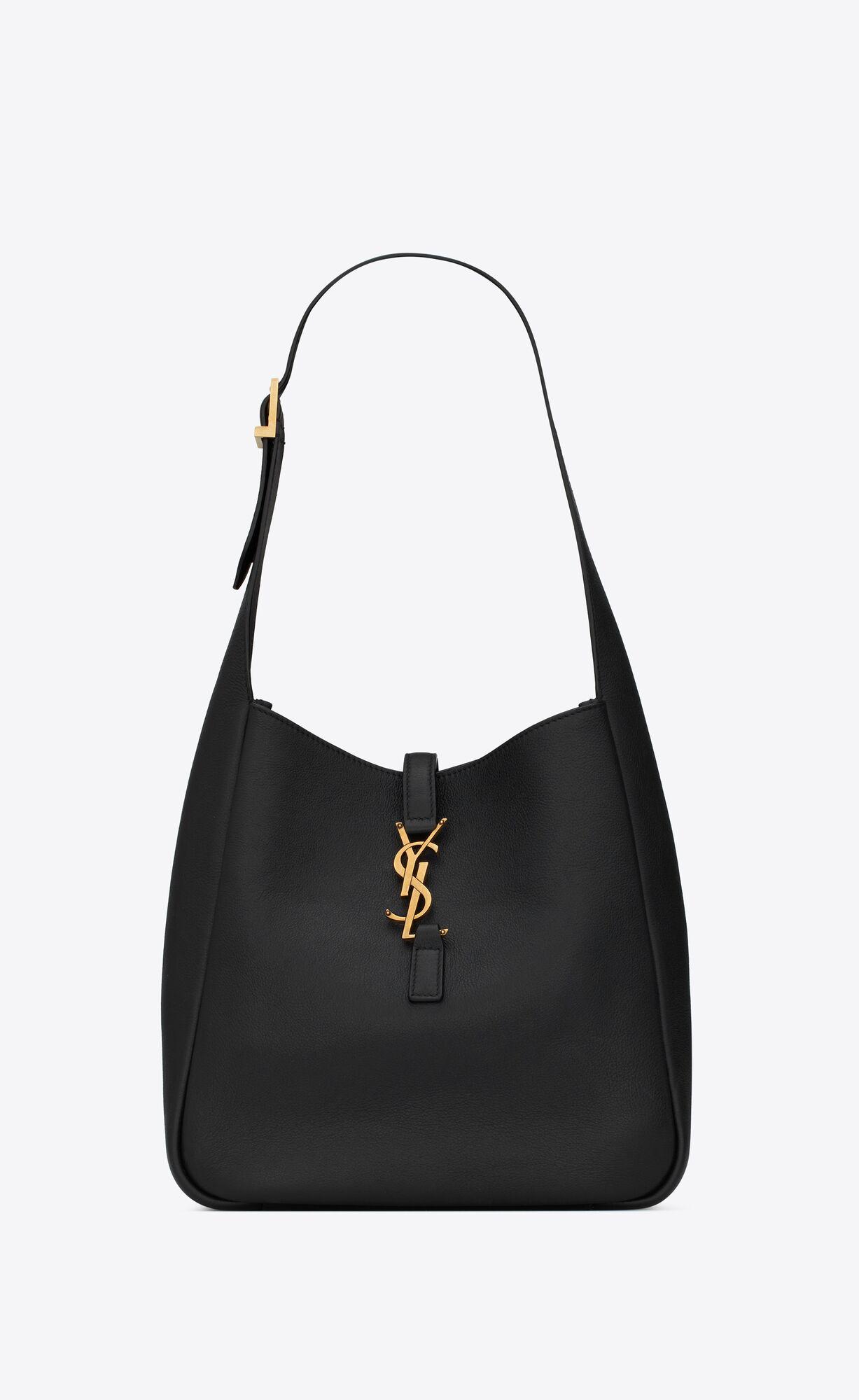 le 5 à 7 soft small hobo bag in smooth leather by SAINT LAURENT