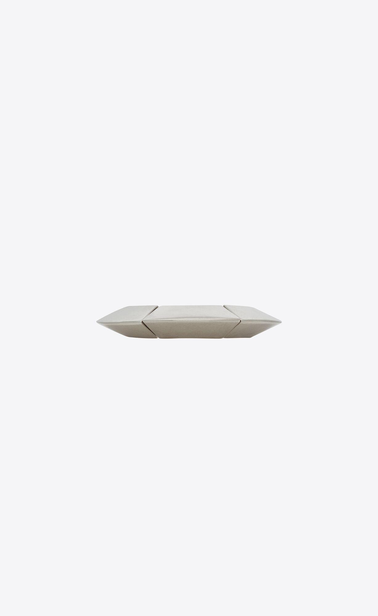 spinning top elastic bangle in metal by SAINT LAURENT