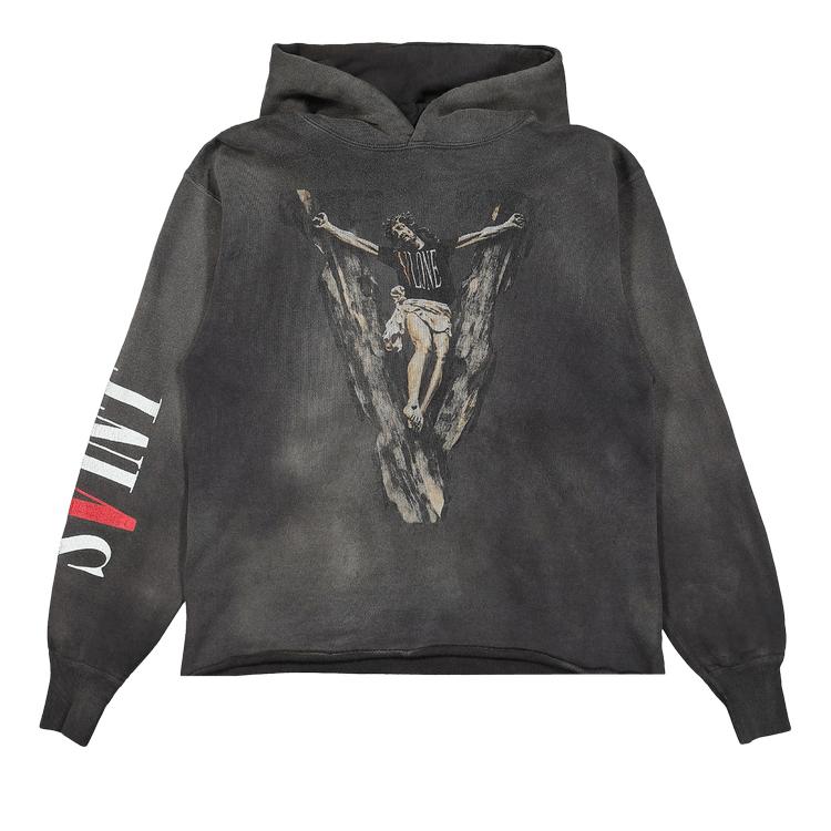 Saint Michael x Vlone Bless Me Hoodie 'Black' by SAINT MICHAEL | jellibeans