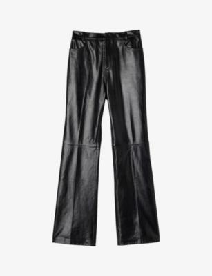 sandro paris leather pants