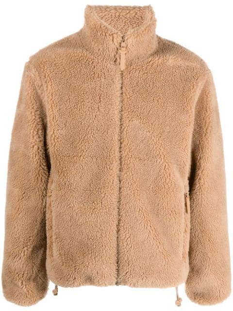 high-neck fleece jacket by SANDRO PARIS