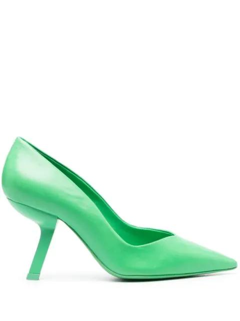 85mm leather heeled pumps by SCHUTZ