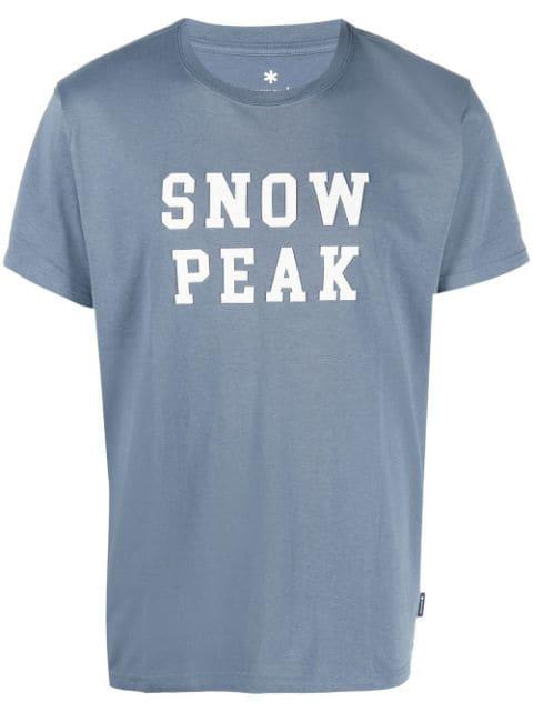 logo-print short-sleeve T-shirt by SNOW PEAK