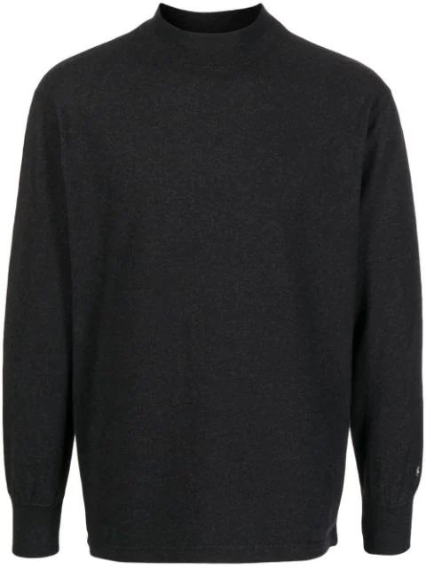 mock-neck knitted jumper by SNOW PEAK