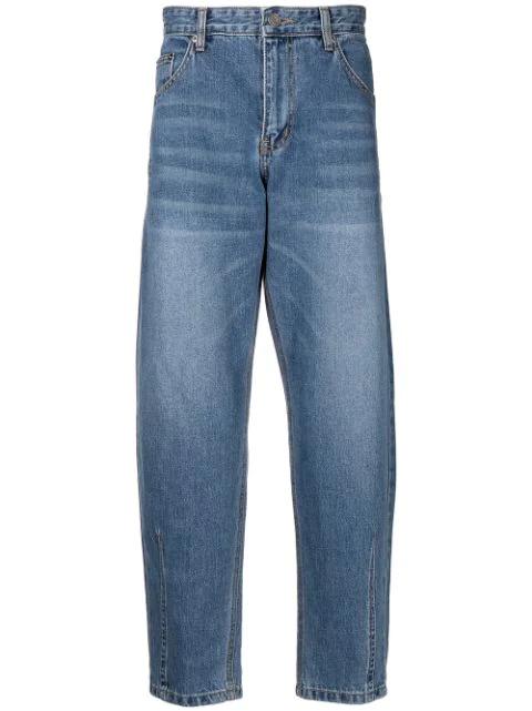 mid-rise tapered jeans by SONGZIO