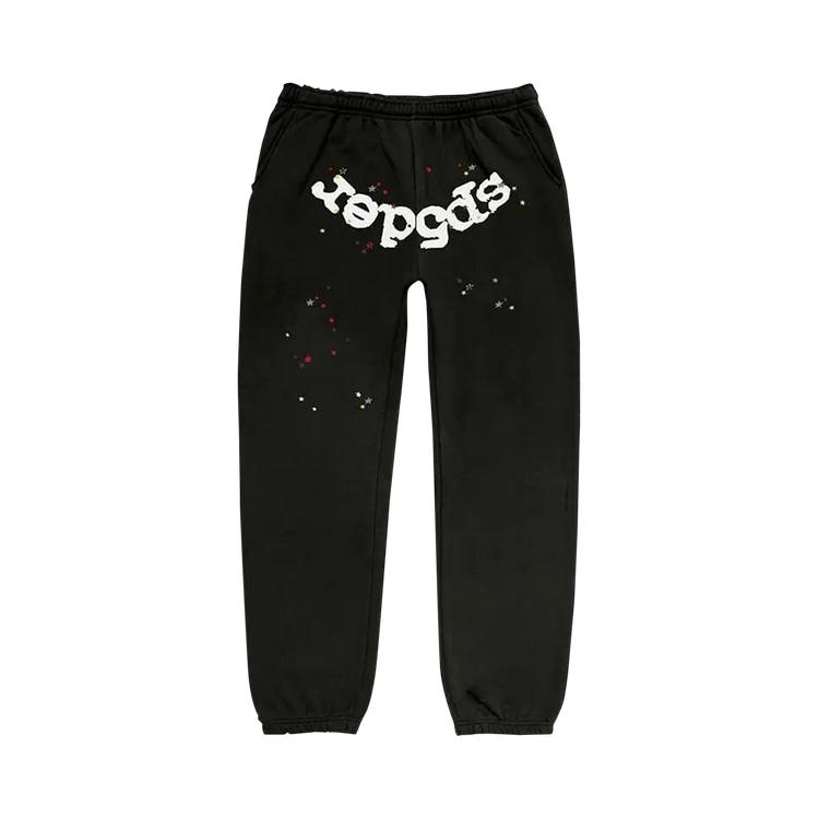 Sp5der Logo Print Sweatpants 'Orange' by SP5DER jellibeans
