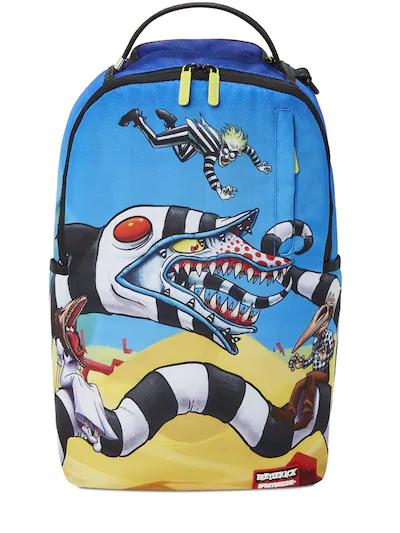 Printed canvas backpack by SPRAYGROUND