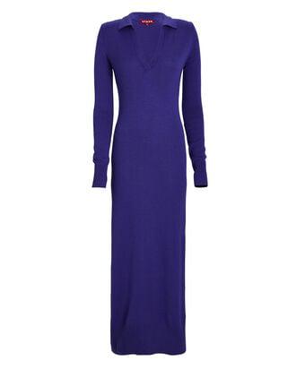 Crown Wool-Blend Polo Dress by STAUD