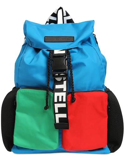 Printed recycled nylon backpack by STELLA MCCARTNEY