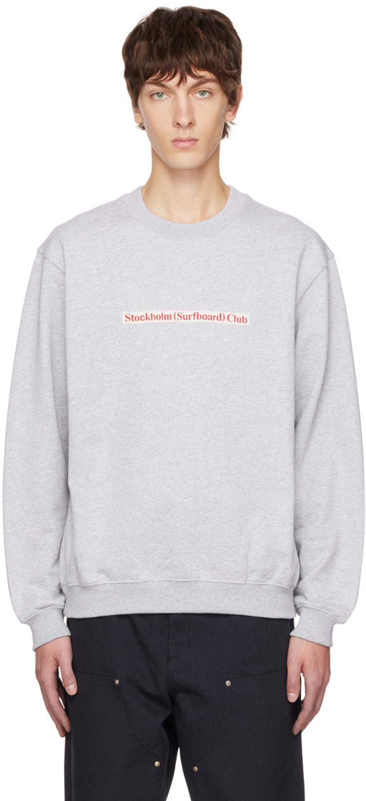 Gray Patch Sweatshirt by STOCKHOLM 