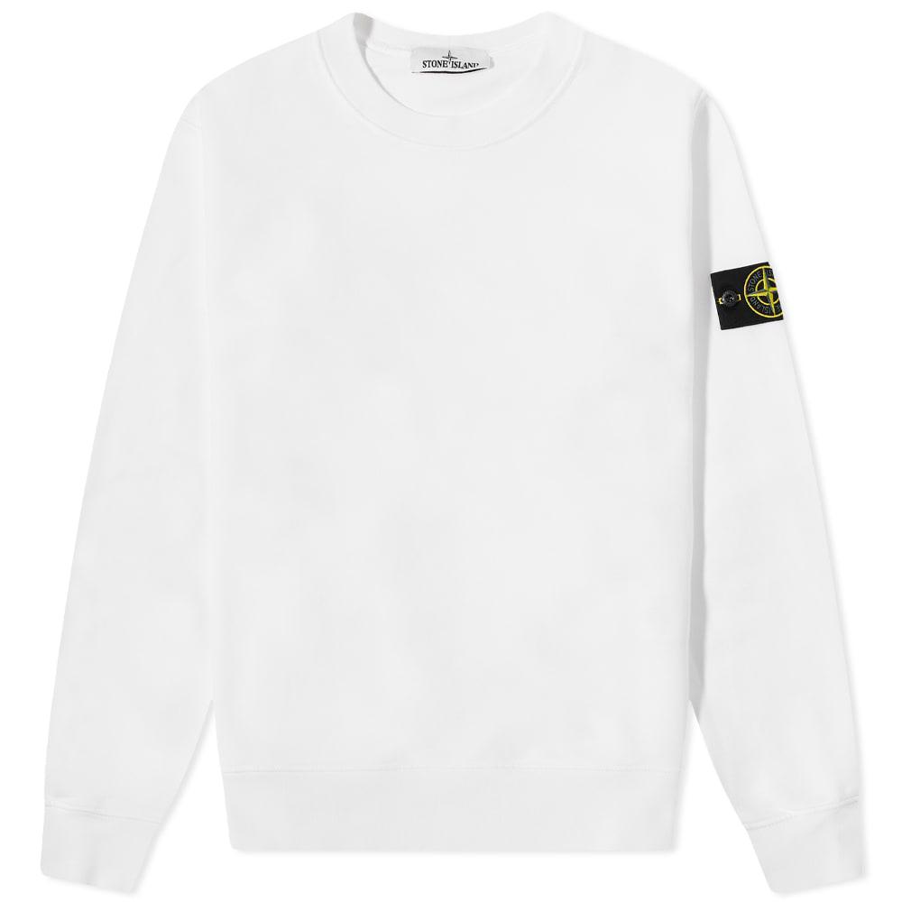 stone island garment dyed crew sweat