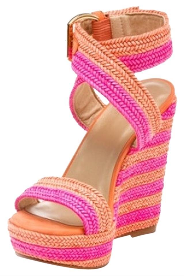 stuart weitzman pink wedges