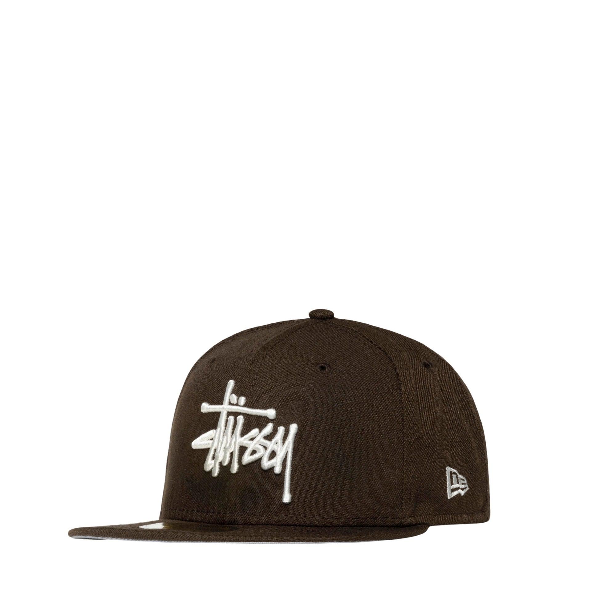 stussy cap brown