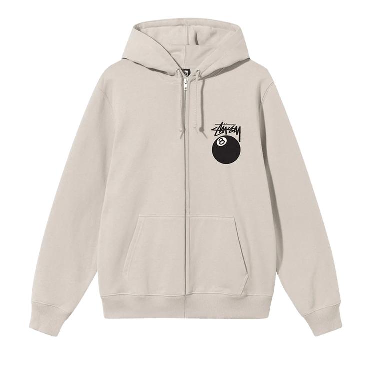 Stussy 8 Ball Zip Hood 'Smoke' by 