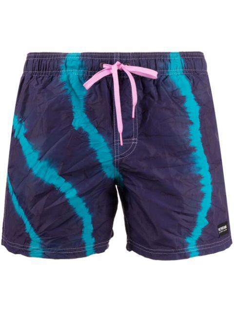tie-dye swim shorts by SUNDEK