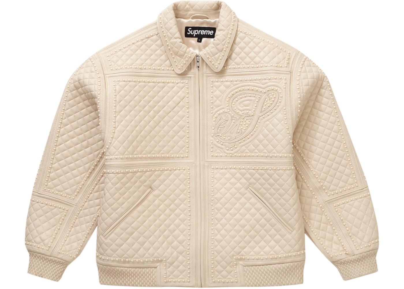 Nike Leather Anorak White by SUPREME 