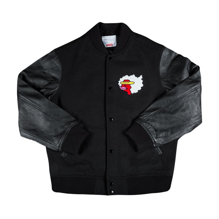 Supreme Gonz Ramm Varsity Jacket 'Black' by SUPREME