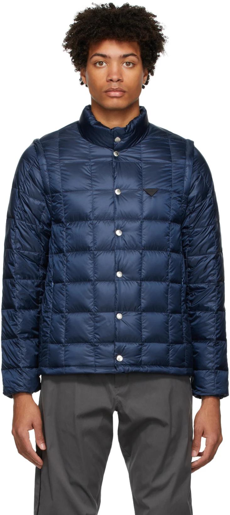 taion crew neck button down jacket