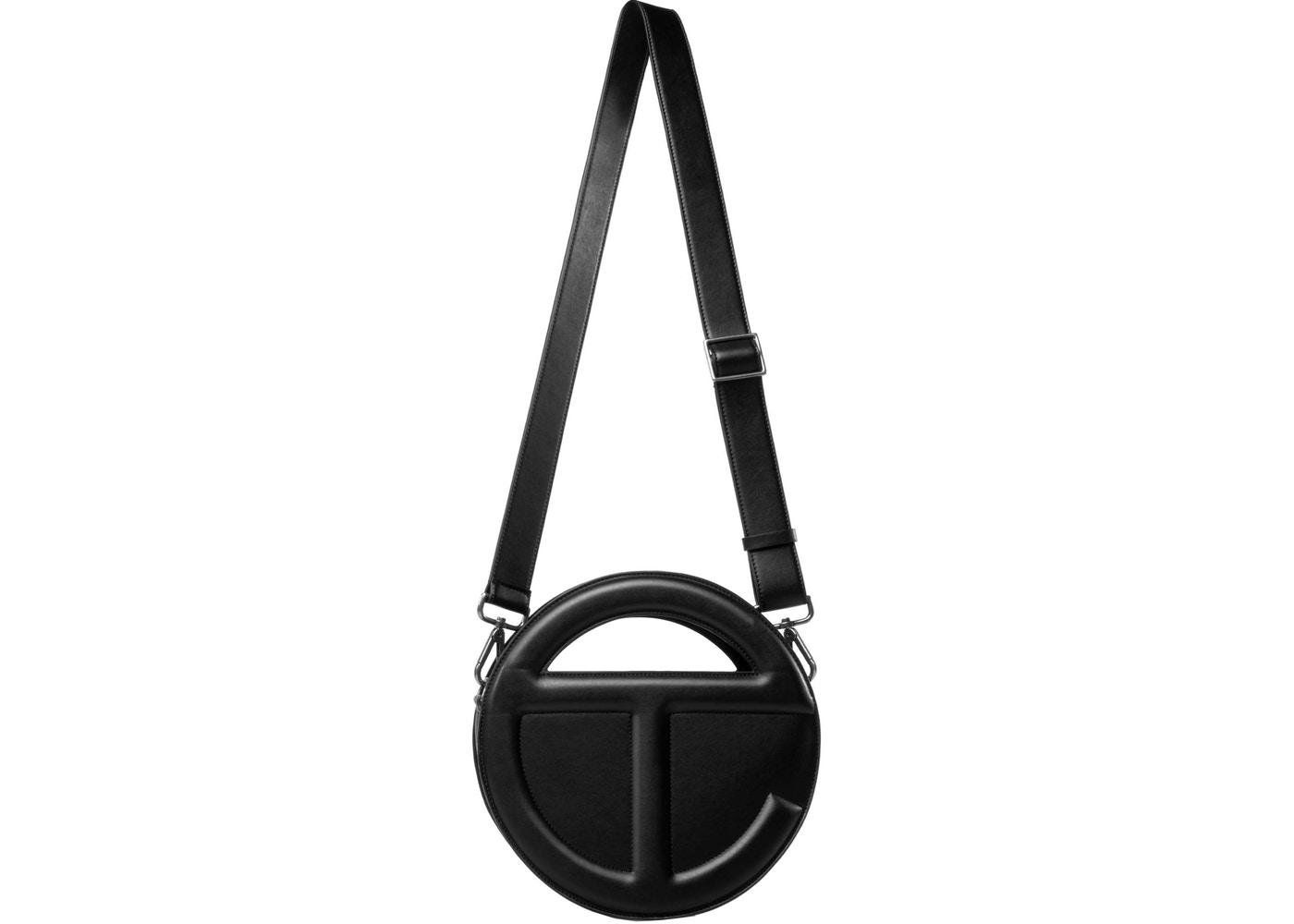 Round Circle Bag Black by TELFAR