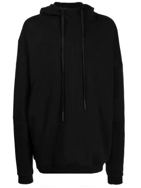 graphic-print fleece hoodie by TEMPLA