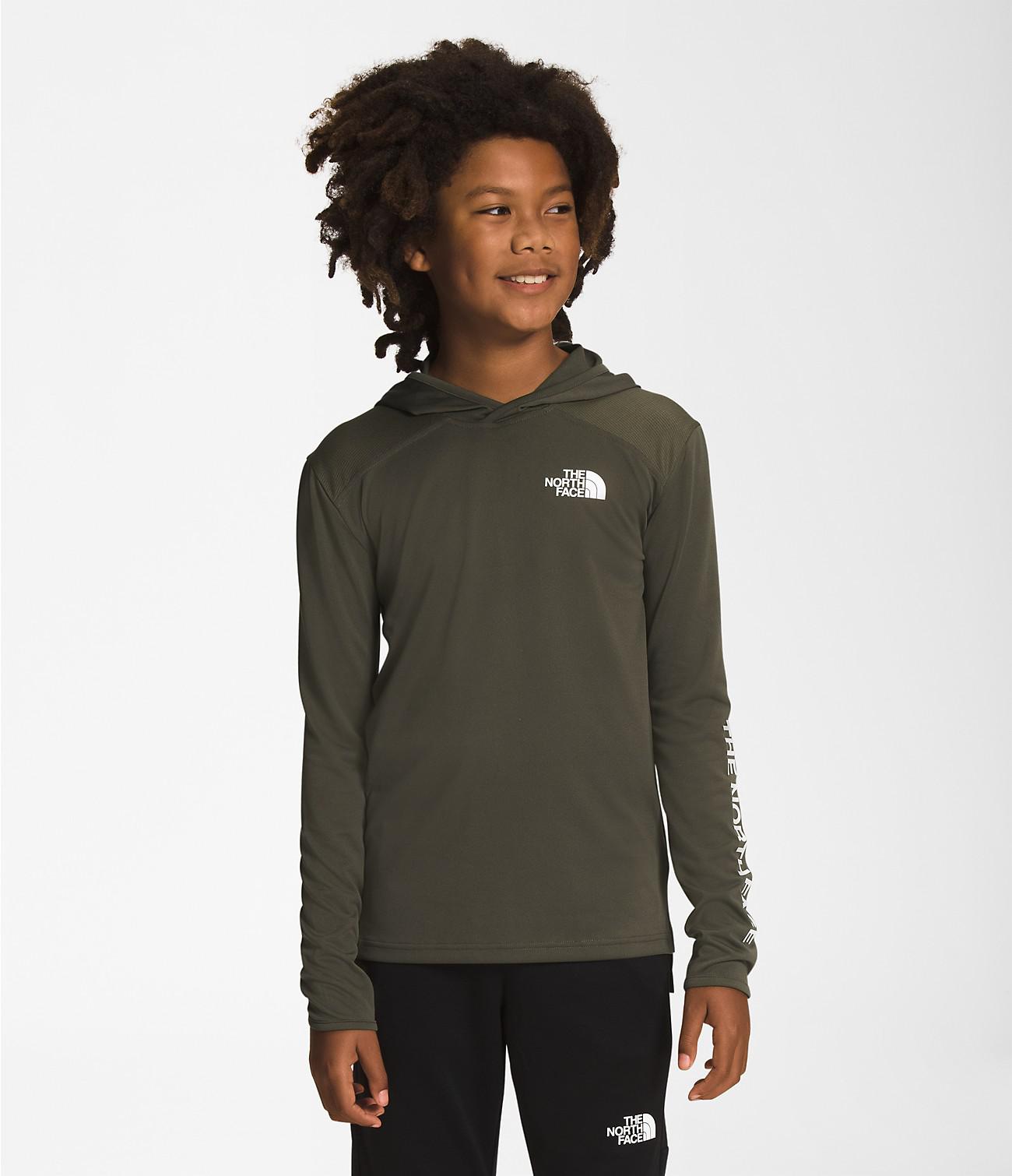 Boys’ Long-Sleeve Never Stop Hoodie by THE NORTH FACE