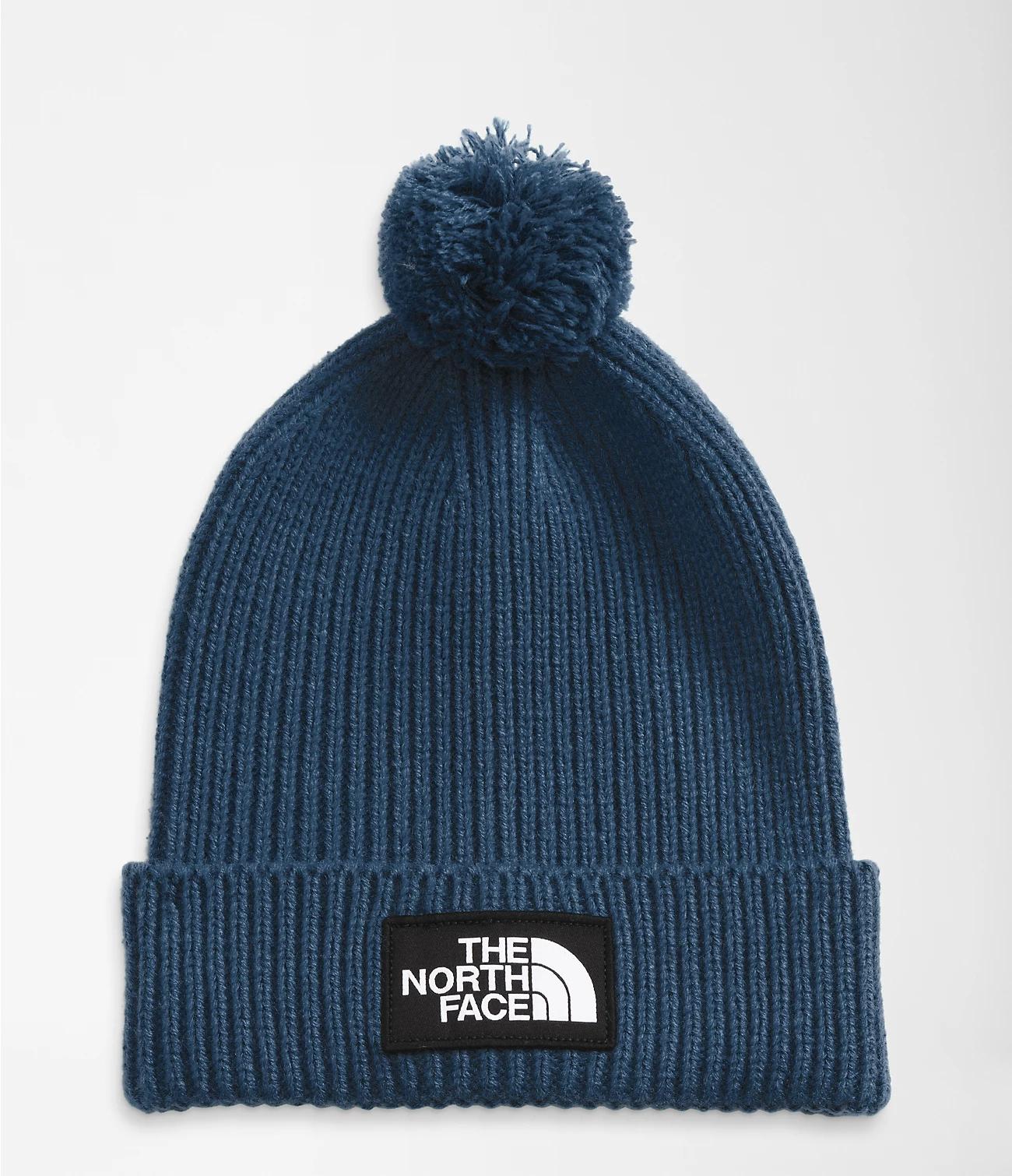 the north face logo box pom