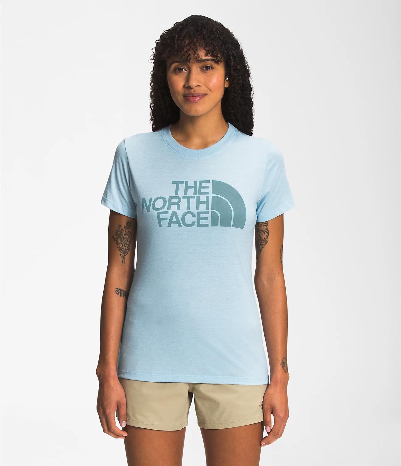 north face tri blend tee