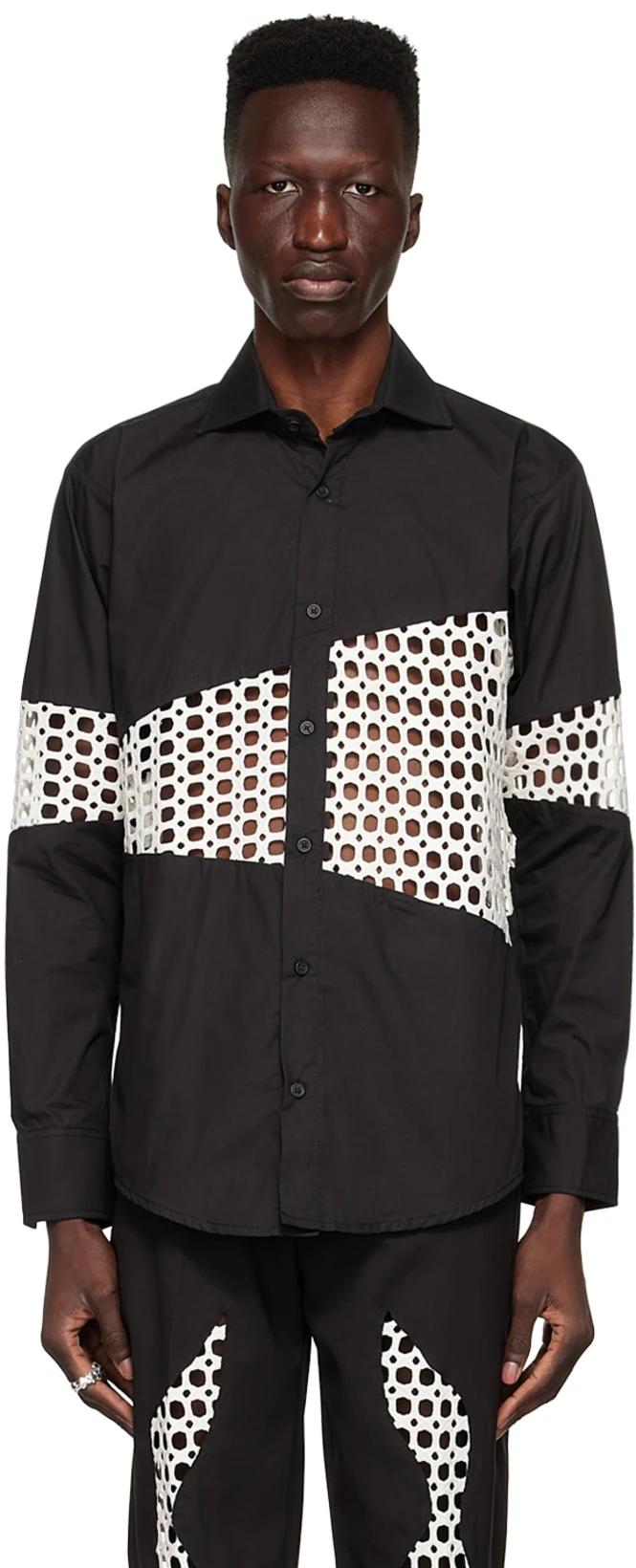SSENSE Exclusive Black Cotton Shirt by TOKYO JAMES