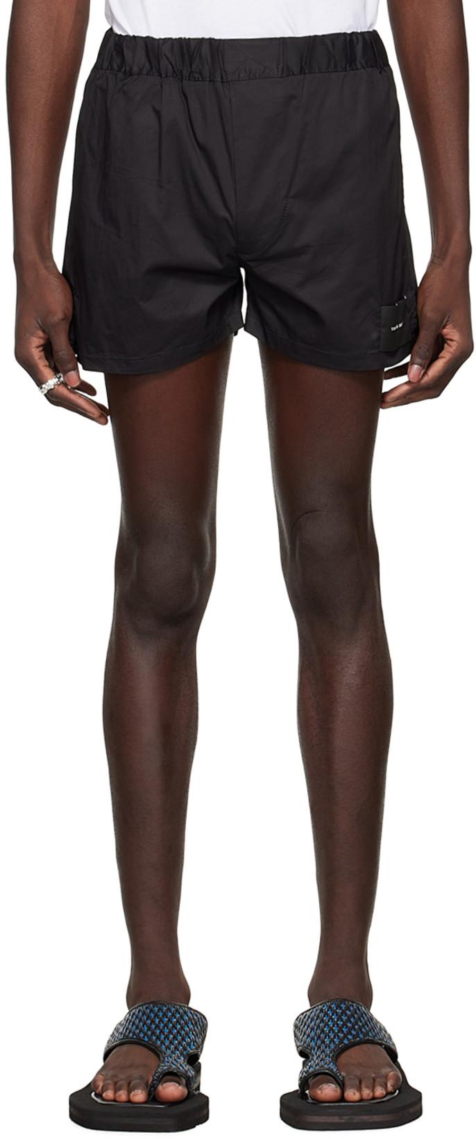 SSENSE Exclusive Black Cotton Shorts by TOKYO JAMES