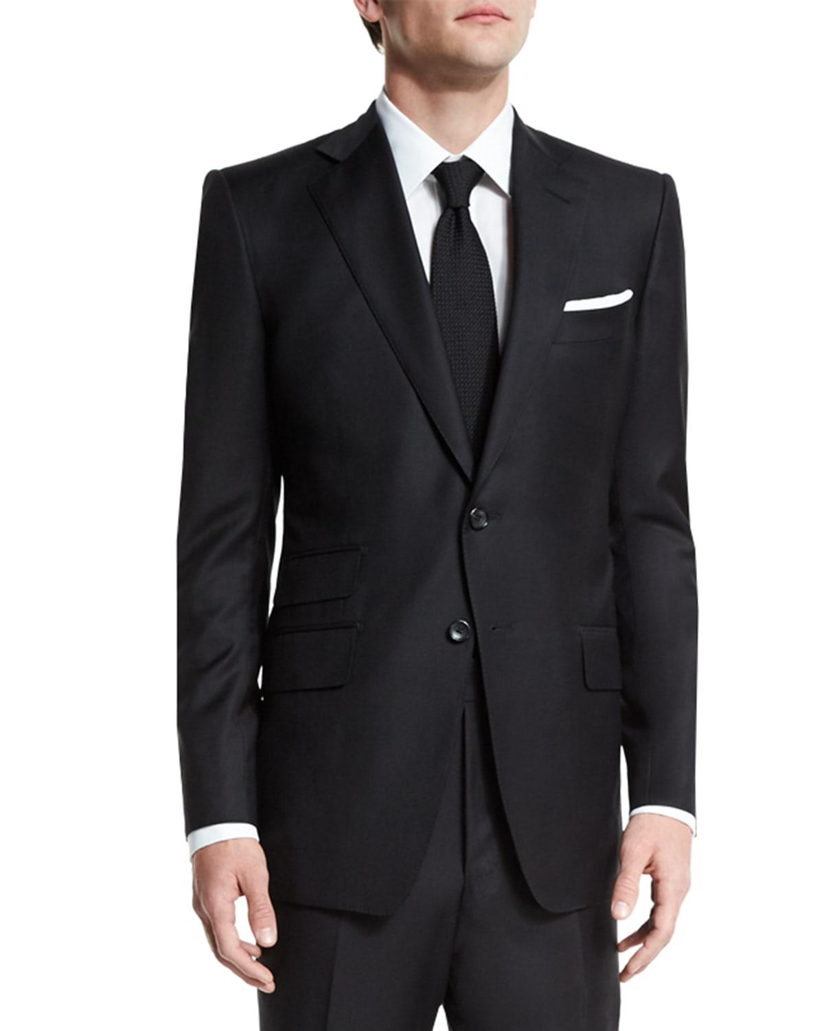 Men's O'Connor Base Trim Two-Piece 130s Wool Master Twill Suit by TOM FORD  | jellibeans