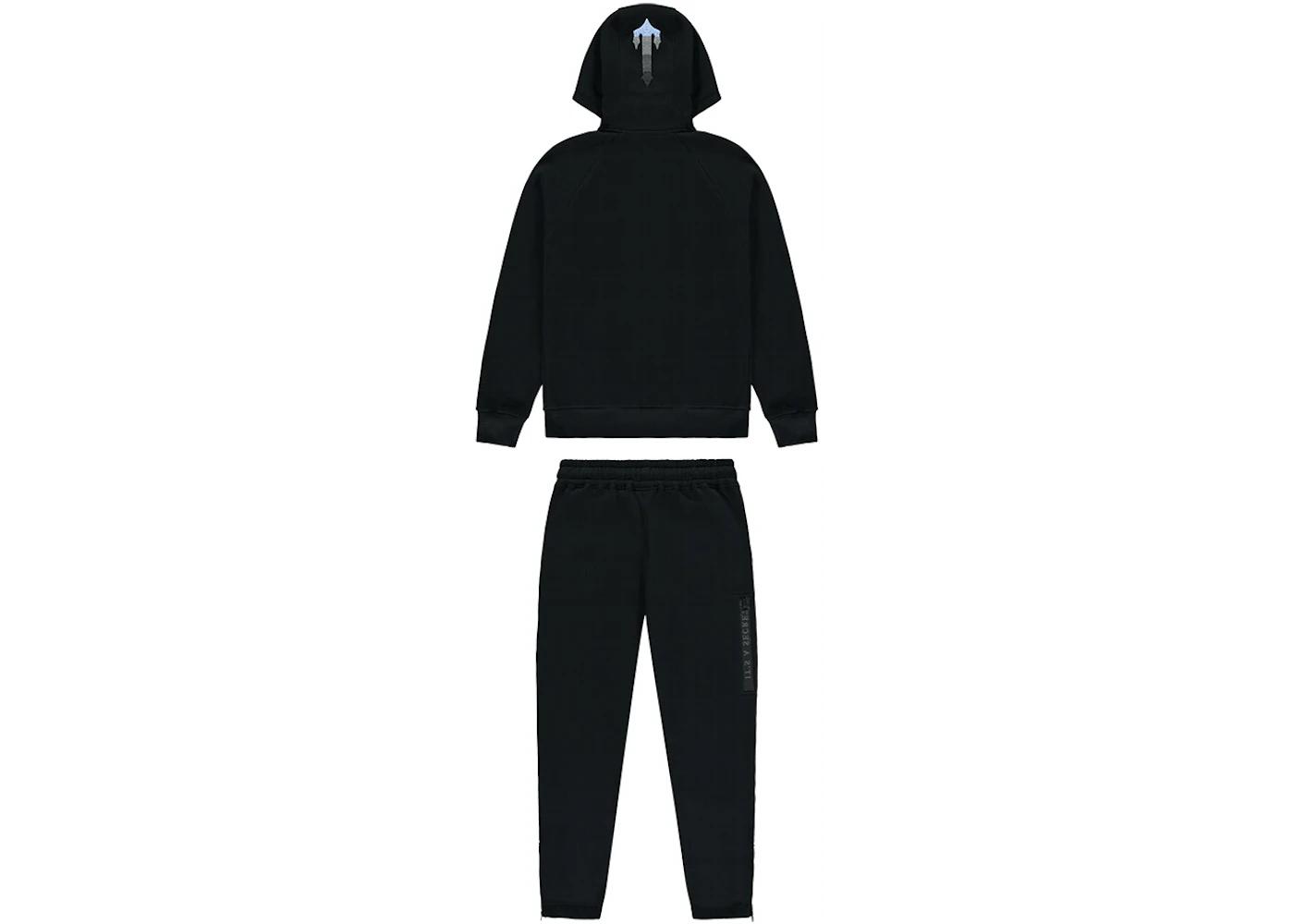 Irongate Arch Chenille Hoodie Tracksuit Black Ice Edition by TRAPSTAR ...