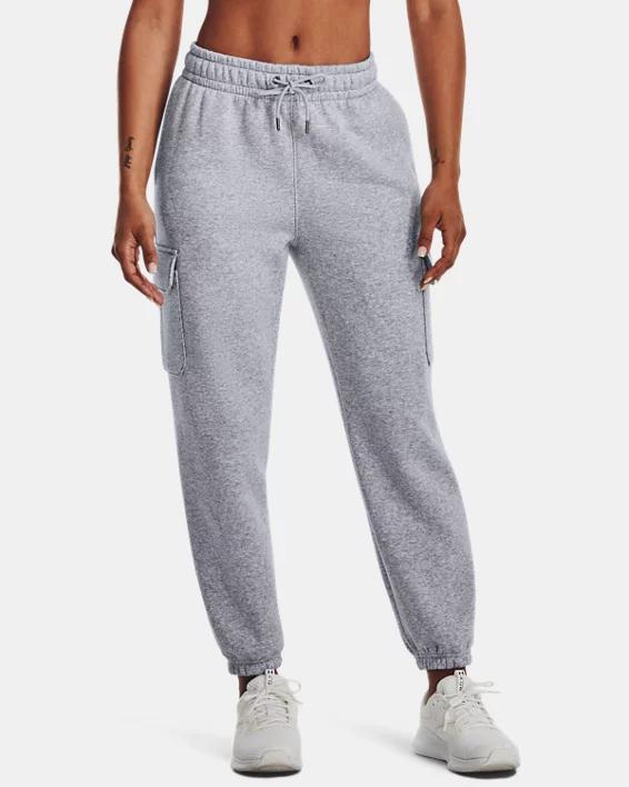 under armour women's playback essential fleece cargo pants