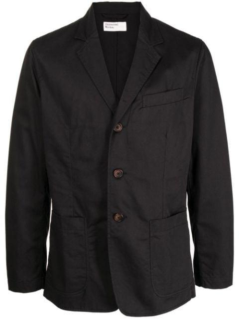 notched-collar single-breasted blazer by UNIVERSAL WORKS