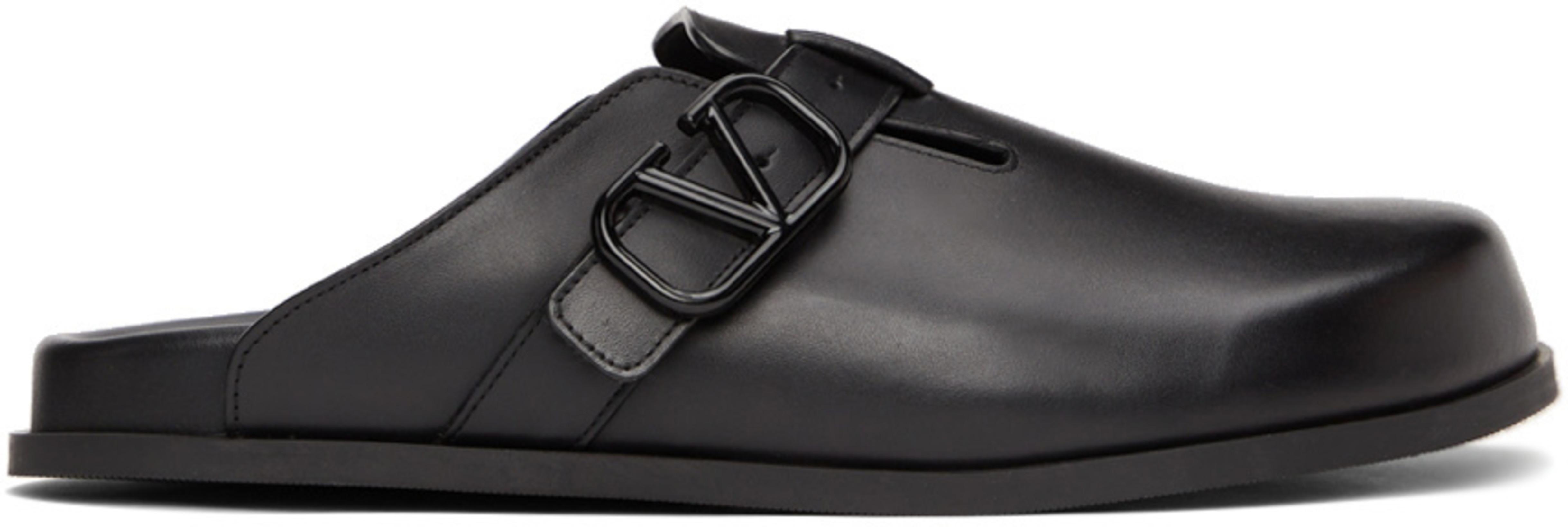 Black Sabot Loafers by VALENTINO