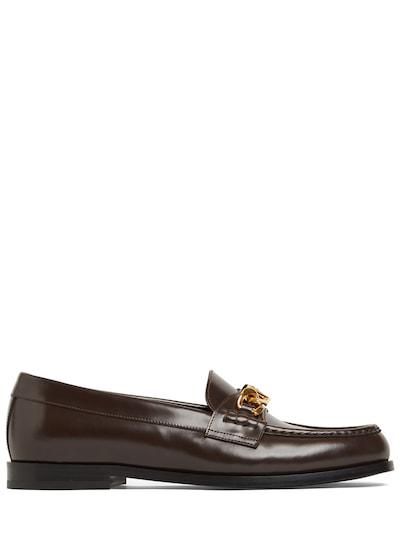 Chainlord leather loafers by VALENTINO