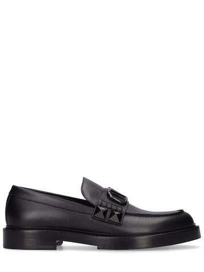 Chainlord leather loafers by VALENTINO