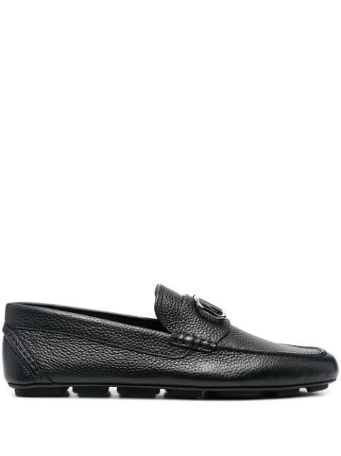VLOGO leather loafers by VALENTINO