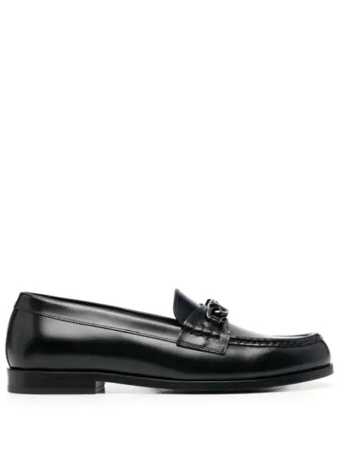 VLogo plaque loafers by VALENTINO